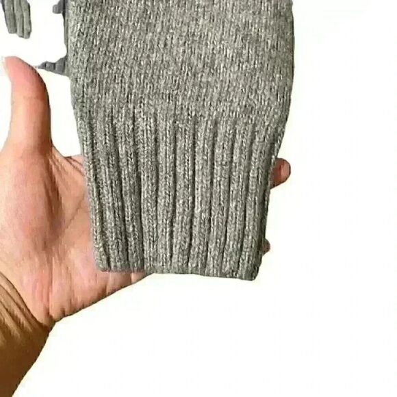 Daniele Blasi Italian Wool Blend Shawl Collar Sweater XL Gray Nautical Coastal - Picture 5 of 10